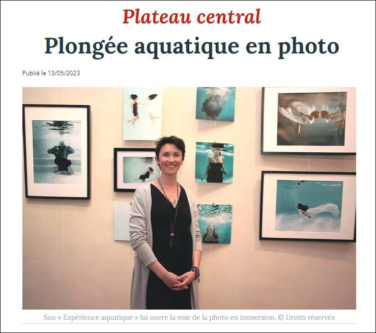 Elodie Chabrier Photographe aquatique